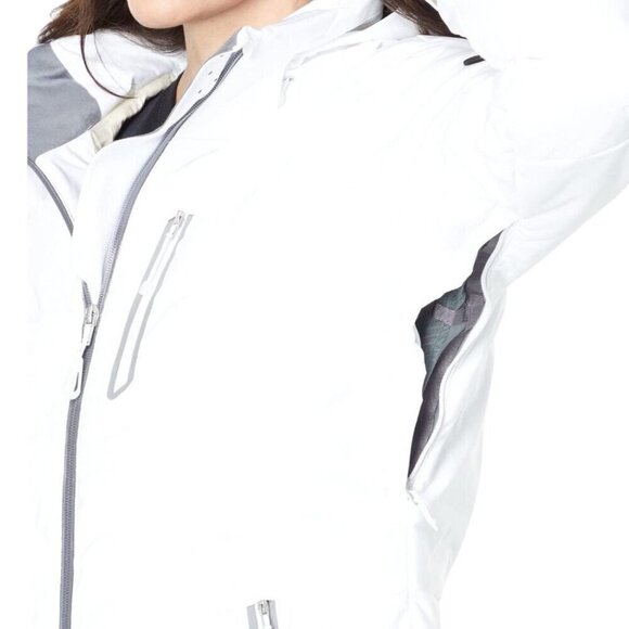 Obermeyer Womens Standard Cosima Down Jacket, White, 8 NWT MSRP $329 - Picture 12 of 12